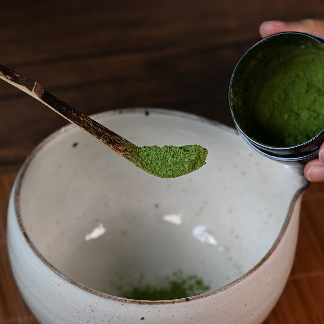 Matcha Latte 10-piece Ritual Set - Cream Crackle