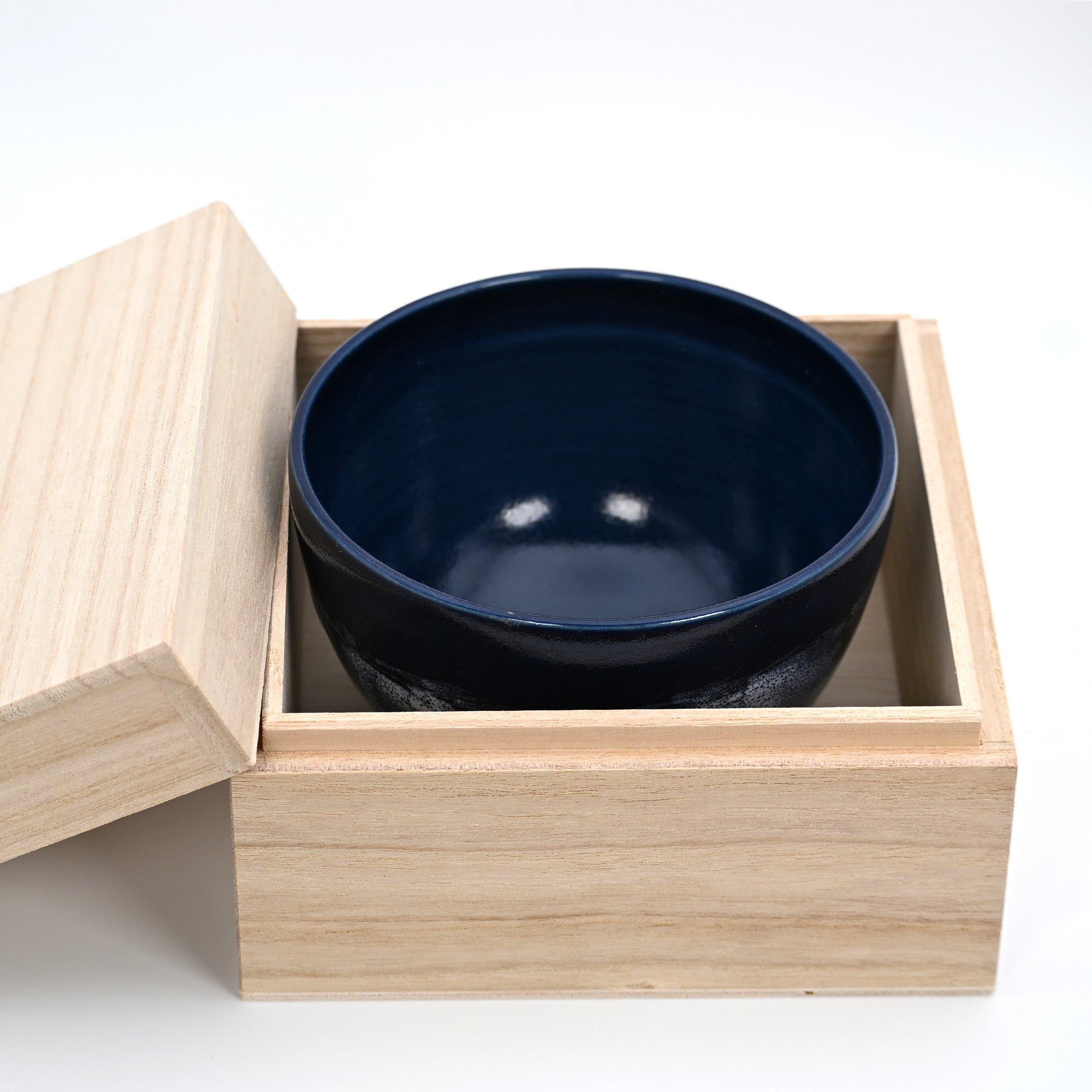 Matcha Bowl - Midnight Blue Kiyomizuyaki