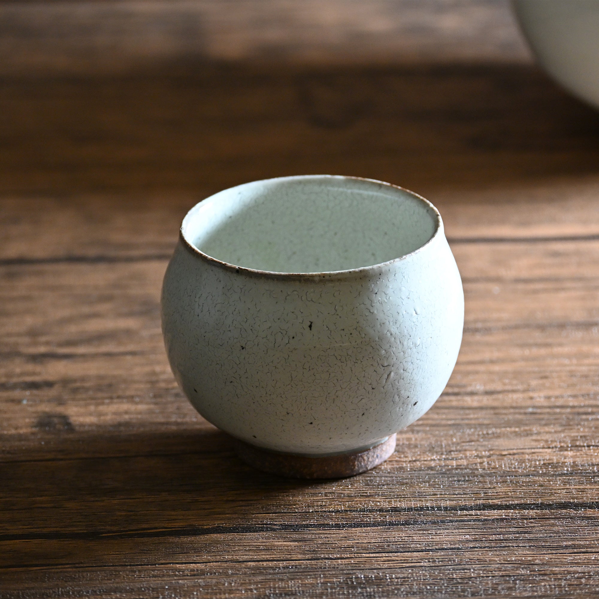 Matcha Latte Cup - Cream Crackle