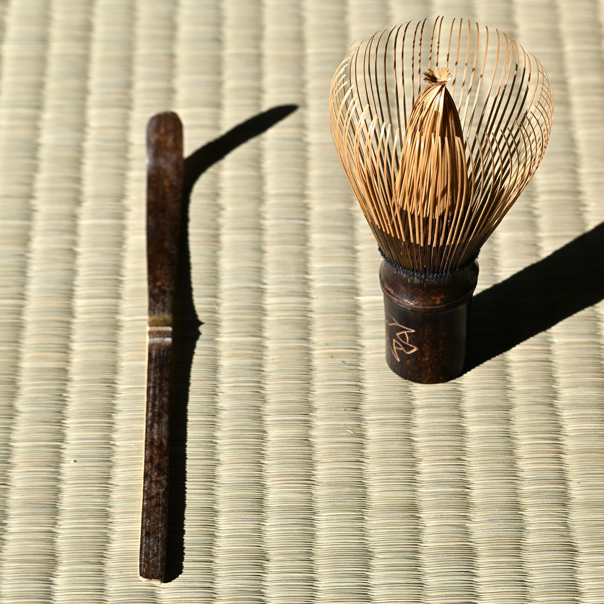 Matcha Whisking Tools - Purple Bamboo