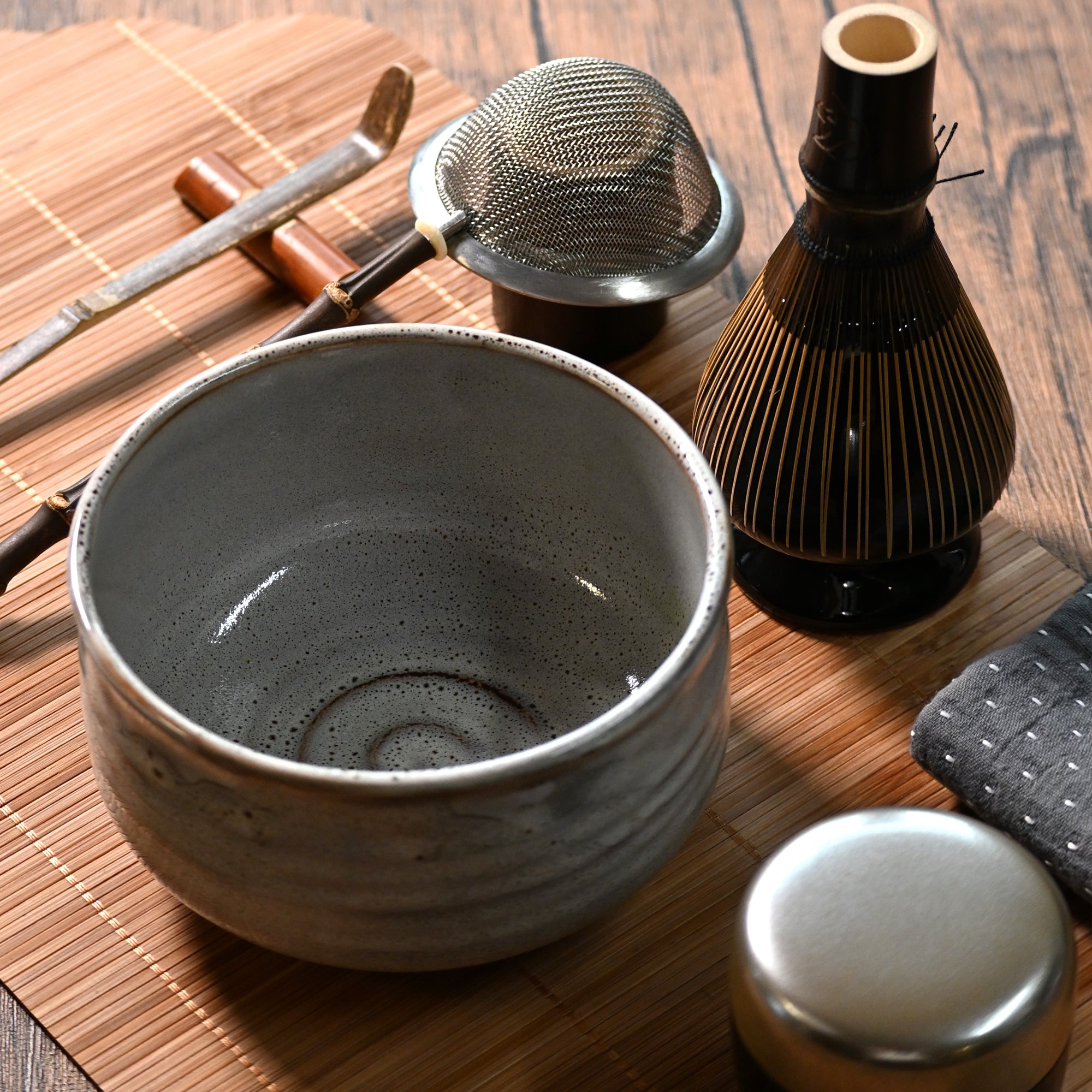 Matcha 10-piece Ritual Set - Stone Mist